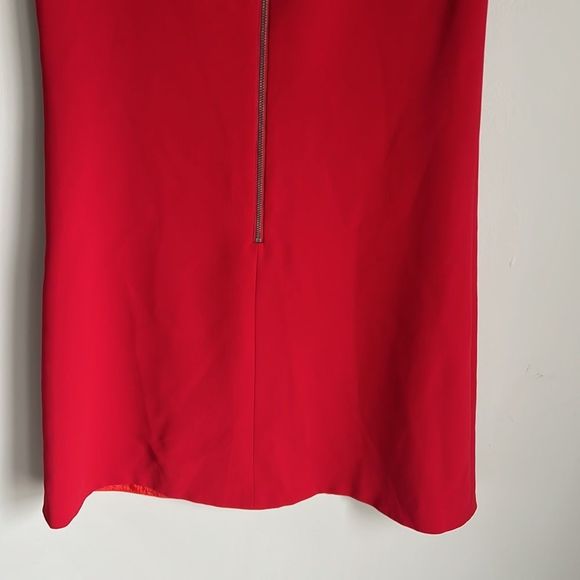 Alice + Olivia Red mock neck mini dress - Picture 9 of 12